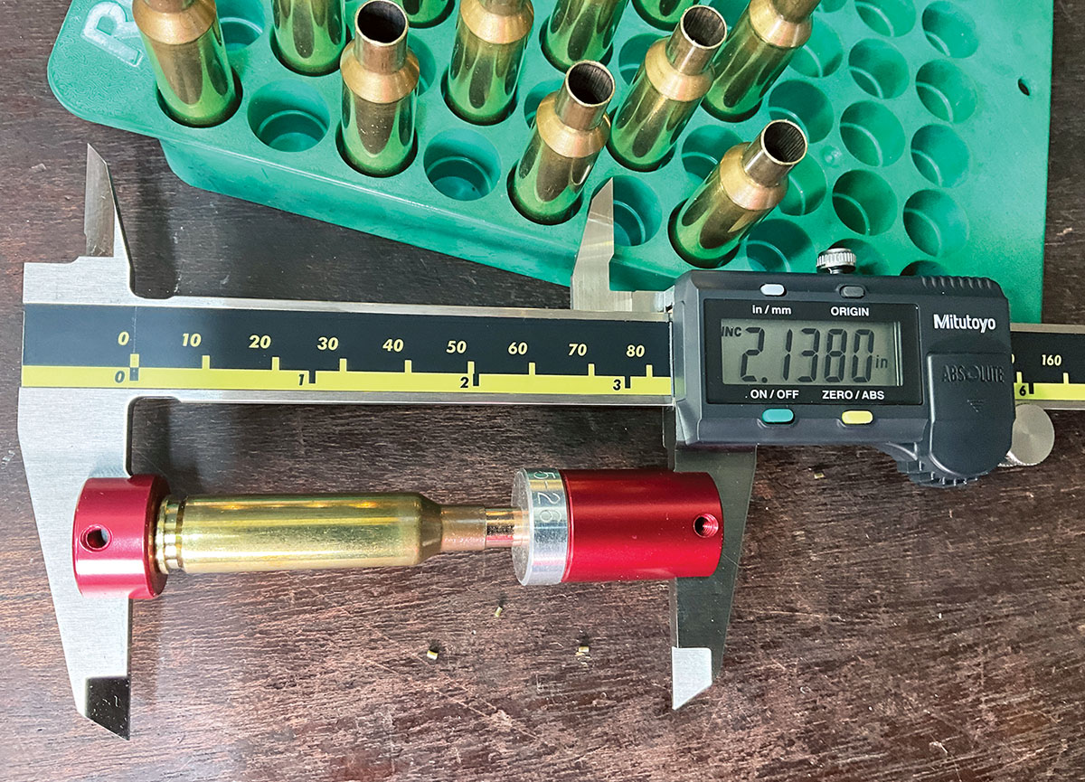 The base to ogive measurement must be consistent from cartridge to cartridge.